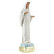 Blessed Mother Medjugorje statue, 30 cm painted plaster Barsanti s4