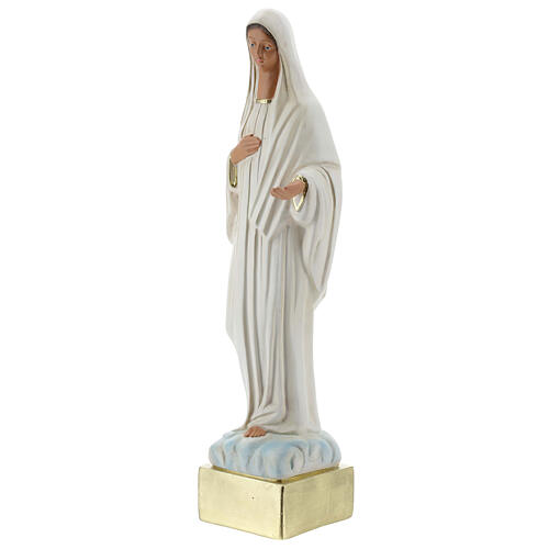 Our Lady of Medjugorje 37 cm plaster statue hand painted Arte Barsanti 3