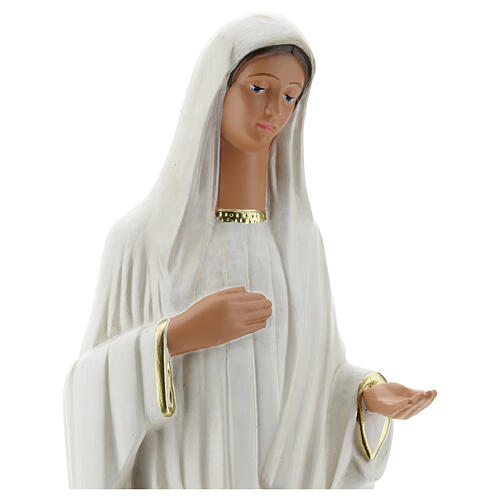 Notre-Dame de Medjugorje statue plâtre 44 cm peinte main Barsanti 2