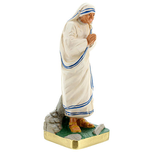 Mother Teresa hand painted plaster statue Arte Barsanti 20 cm 3