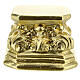 Gold plaster base for statues 8x8x8 cm Arte Barsanti s1