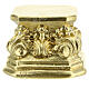 Gold plaster base for statues 8x8x8 cm Arte Barsanti s3