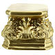 Gold plaster base for statues 11x11x9 cm Arte Barsanti s1