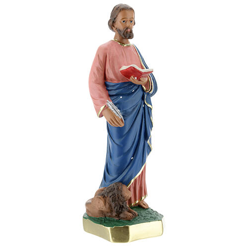 Saint Marc statue plâtre 30 cm peinte main Arte Barsanti 5