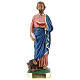 Saint Marc statue plâtre 30 cm peinte main Arte Barsanti s1