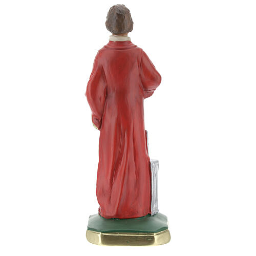 Święty Wawrzyniec figura gipsowa 20 cm malowana ręcznie Arte Barsanti 5