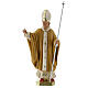 Pape Jean-Paul II 40 cm statue plâtre peint main Barsanti s1