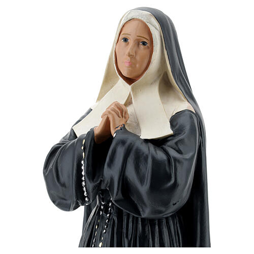 Statue aus Gips Heilige Bernadette handbemalt Arte Barsanti, 30 cm 2