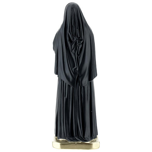 Statue aus Gips Heilige Bernadette handbemalt Arte Barsanti, 30 cm 5