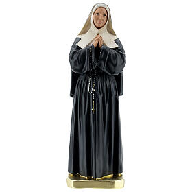 Santa Bernadette Soubirous estatua yeso 30 cm Arte Barsanti
