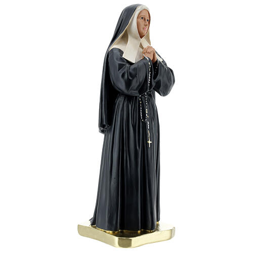 Sainte Bernadette Soubirous statue plâtre 30 cm Arte Barsanti 4