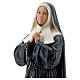 Saint Bernadette of Lourdes statue, 30 cm hand painted plaster Arte Barsanti s2