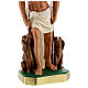 Statue Saint Lazare plâtre 30 cm peint main Arte Barsanti s4
