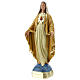 Magnificat Mary statue, 30 cm in plaster Arte Barsanti s3