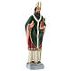 Saint Patrick statue plâtre 30 cm peinte main Arte Barsanti s3