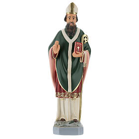 Święty Patryk figura gipsowa 30 cm malowana ręcznie Arte Barsanti