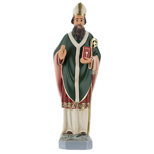Święty Patryk figura gipsowa 30 cm malowana ręcznie Arte Barsanti 1