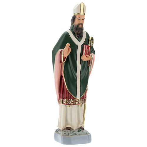 St Patrick statue 30 cm in hand painted plaster Arte Barsanti 3