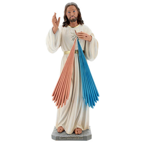 Estatua Jesús Misericordioso resina 60 cm pintada a mano Arte Barsanti 1