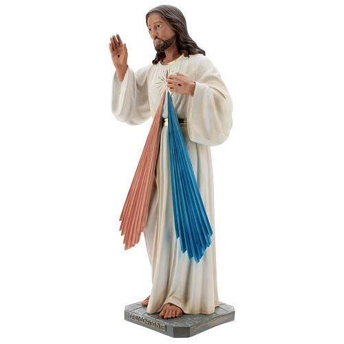 Estatua Jesús Misericordioso resina 60 cm pintada a mano Arte Barsanti 3