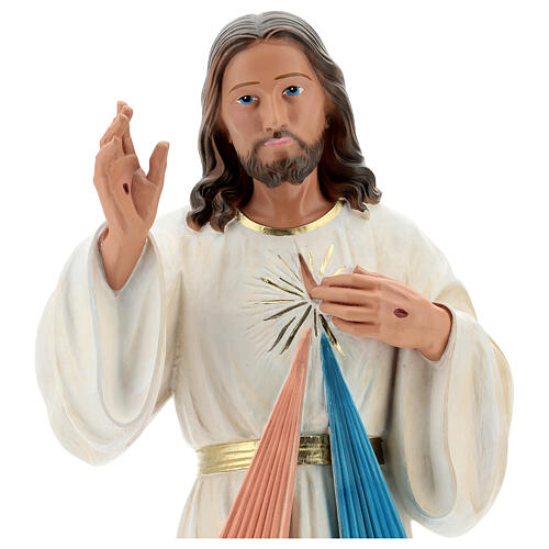 Estatua Jesús Misericordioso resina 60 cm pintada a mano Arte Barsanti 4