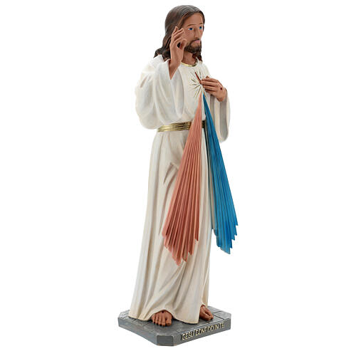 Estatua Jesús Misericordioso resina 60 cm pintada a mano Arte Barsanti 5