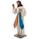 Estatua Jesús Misericordioso resina 60 cm pintada a mano Arte Barsanti s3