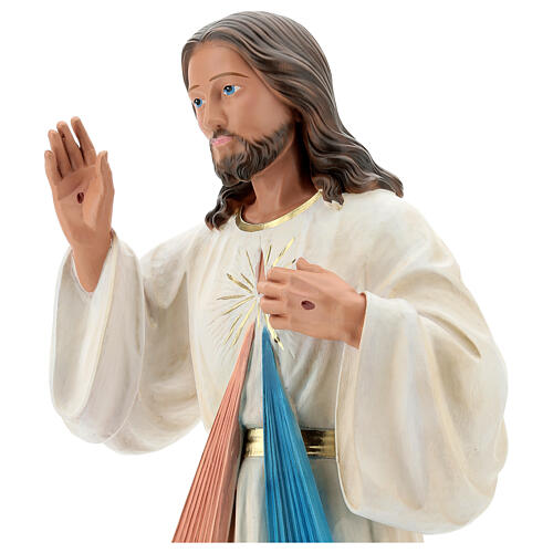 Statua Gesù Misericordioso resina 60 cm dipinta a mano Arte Barsanti 2