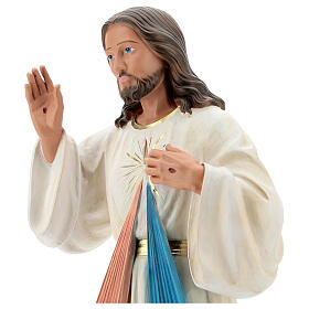 Jesus Misericordioso imagem resina 60 cm pintada à mão Arte Barsanti