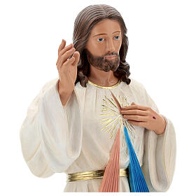 Jesús Misericordioso estatua resina 80 cm pintada a mano Arte Barsanti