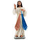 Statue of Divine Mercy Jesus, 80 cm hand painted resin Arte Barsanti s1