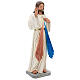 Statue of Divine Mercy Jesus, 80 cm hand painted resin Arte Barsanti s4