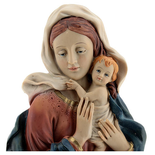 Statue aus Harz Maria mit dem Jesuskind, 18 cm 2