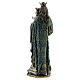 Statue Marie Auxiliatrice sceptre robe décorée résine 13,5 cm s4