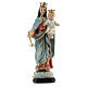 Our Lady of Good Help statue with Child in resin 12 cm s1