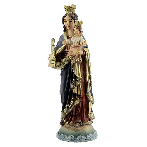 Statue aus Harz Maria Hilfe der Christen mit Kind, 8,5 cm 2