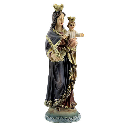 Statue Our Lady of Help resin 8.5 cm 3