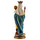 Statue Marie Auxiliatrice et Enfant Jésus sphère résine 14,5 cm s4