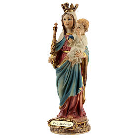 Mary Help of Christians with Child statue sphere resin 14.5 cm