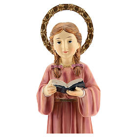 Figura Maria dziewczynka warkoczyki żywica 20x6,5x6 cm