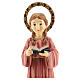 Statue of Child Mary with braids resin 20x6.5x6 cm s2