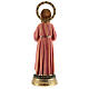 Statue of Child Mary with braids resin 20x6.5x6 cm s5