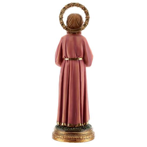 Child Virgin Mary studying statue resin 30 cm 5