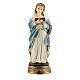 Pregnant Mary with book resin statue 12 cm s1