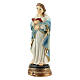 Pregnant Mary statue with book resin 12 cm s2