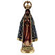 Our Lady of Aparecida statue with angel resin 15.5 cm s1