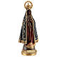Estatua Nuestra Señora Aparecida Brasil resina 22 cm s4