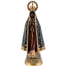 Statue of Our Lady of Aparecida Brazil resin 22 cm