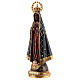 Nuestra Señora Aparecida corona estatua resina 31,5 cm s3
