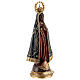 Nuestra Señora Aparecida corona estatua resina 31,5 cm s4